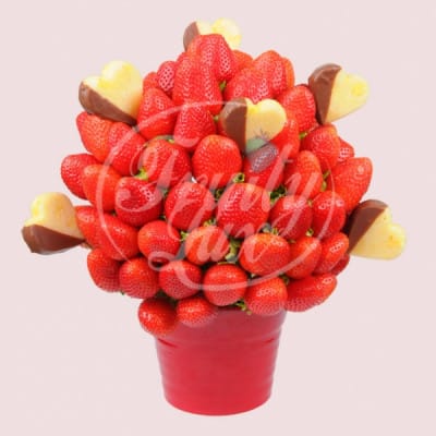 Berries & Hearts Fruit Bouquet