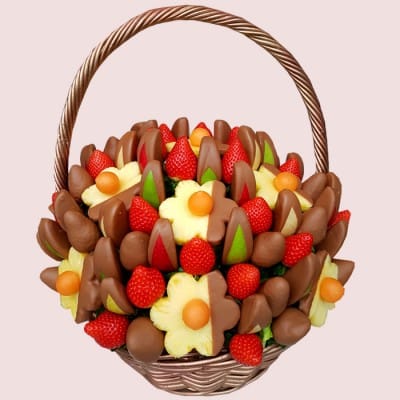 Caramel Chocolate Fruity Flowers