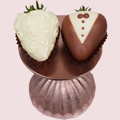 Bride & Groom Classic Strawberries 