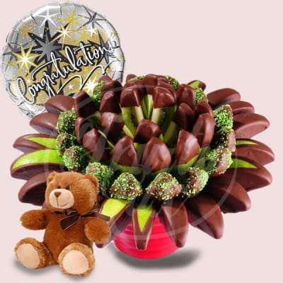 Congratulations Exotic Bouquet Package