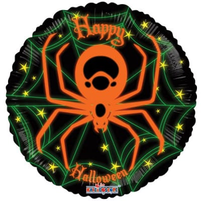 Halloween Spider Neon Balloon