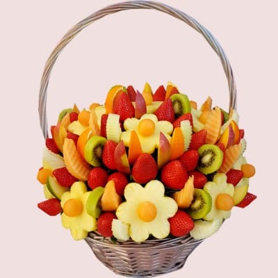 Rainbow Edible Fruit Basket
