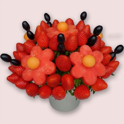 Watermelon Daisy Edible Bouquet